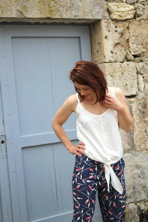 Eglantine & Zoé Serge Nacre VISCOSE