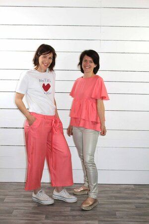 Eglantine & Zoé Serge Corail VISCOSE