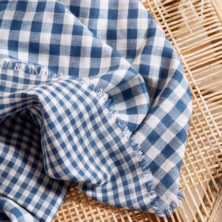 Atelier Brunette - Gingham Off-White River Fabric COTTON