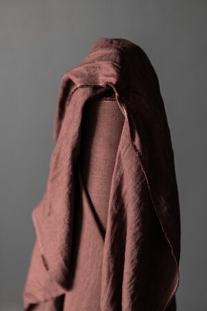 COUPON 150 CM Merchant & Mills - Oxblood 185gsm Linen