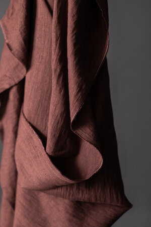 COUPON 150 CM Merchant & Mills - Oxblood 185gsm Linen