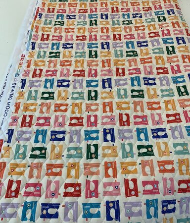 Paintbrush Studio Fabric - Quilted Sewing Machines