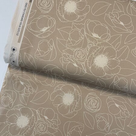 Paintbrush Studio Fabric - Geo Florals CANVAS