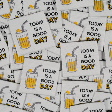 Ikatee - TODAY IS A GOOD DAY woven labels