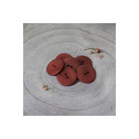 Atelier Brunette - 25mm - Rust/Crispy brown Corozo Palm