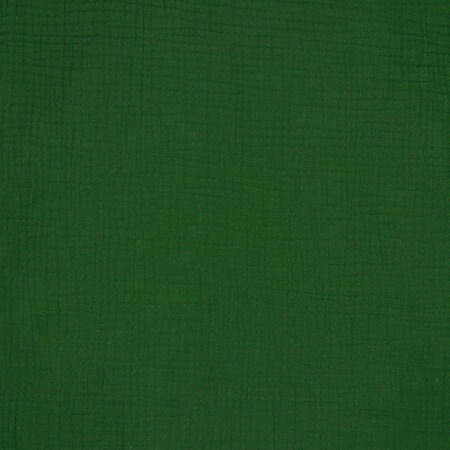 Verhees GOTS - DARK GREEN - Double Gauze/hydrofiel (GOTS)