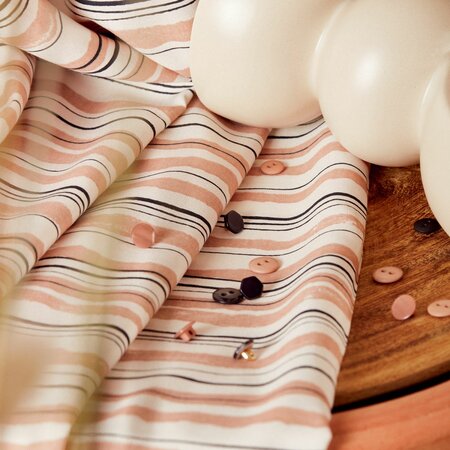 Atelier Brunette -Flow Off White Viscose (ECOVERO)