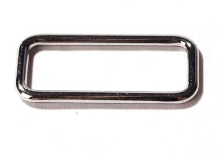 Zilver metalen passant 40mm