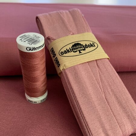 COUPON 100 CM C. Pauli - Deco Rose Voile GOTS