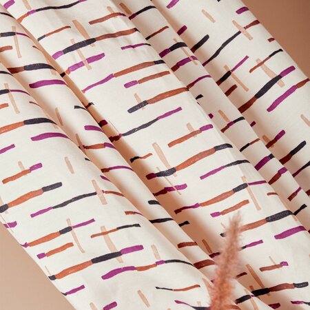 COUPON 65CM Atelier Brunette - Loom Off White VISCOSE LINNEN