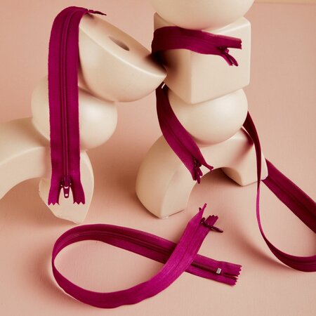 Blinde rits Dahlia 20cm - Atelier Brunette
