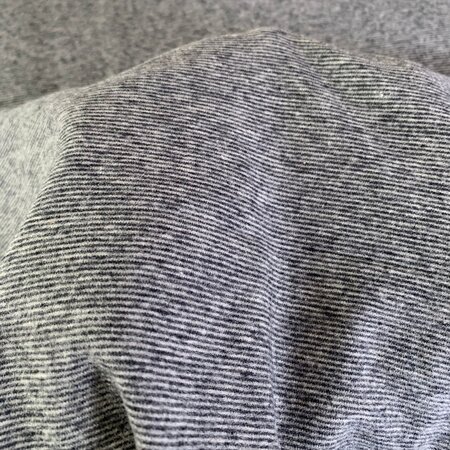 Katia - Multi Stripes SUPER SOFT JERSEY - Antraciet