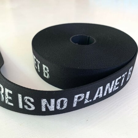 Tassenband THERE IS NO PLANET B 40mm