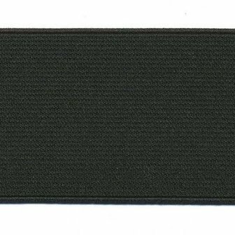 Zwart elastiek 50 mm