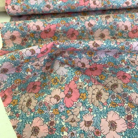 Liberty London - Meadow Song Pink Tana Lawnâ„¢