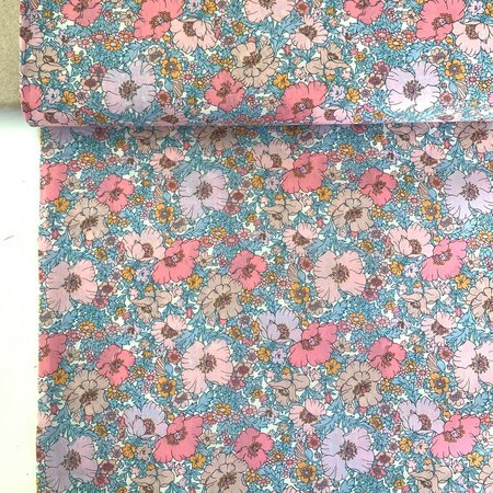 Liberty London - Meadow Song Pink Tana Lawnâ„¢
