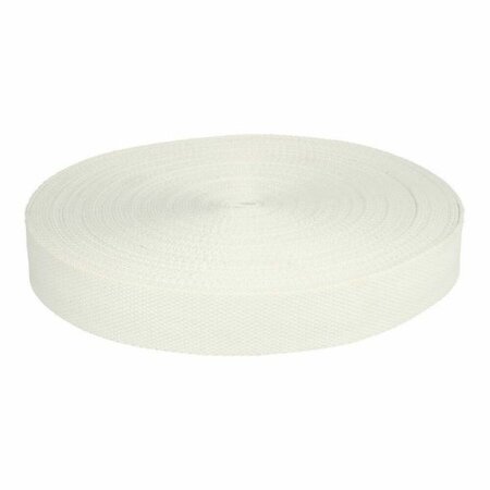 Wit Keperband tassenband extra stevig 25mm