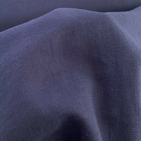 Kokka Japan - Navy Blue cirkels COTTON GAUZE