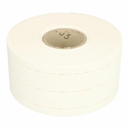 Vlieseline plak en vouw om 10-25 WIT per meter