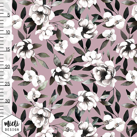 Mieli Design - Blush Bloom Pink JERSEY (organic)