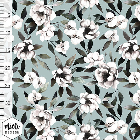 Mieli Design - Blush Bloom Ocean JERSEY (organic)