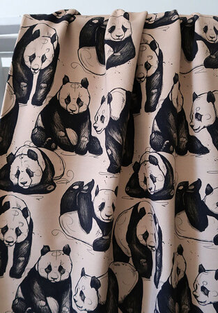 Mieli Design - Panda Beach FRENCH TERRY (organic)
