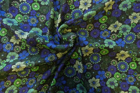 Lady McElroy - Flower Power VISCOSE CREPE