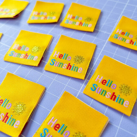 Sew Anonymous - Hello Sunshine Metallic labels