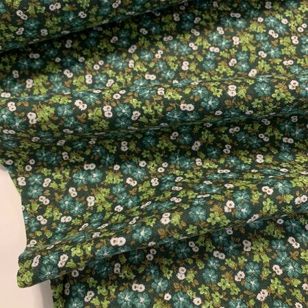 Kokka Japan - Sommer Viyella - Green oasis COTTON/LINEN