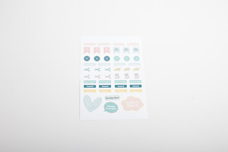Ansje Naaiplanner Stickers 'colour&gold' - Limited Edition