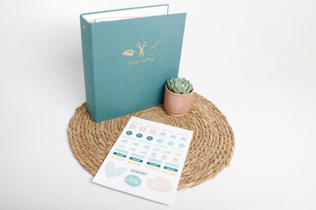 Ansje Naaiplanner Stickers 'colour&gold' - Limited Edition
