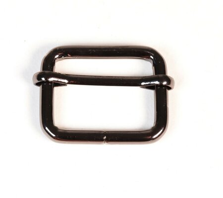 Schuifgesp gunmetal 25mm