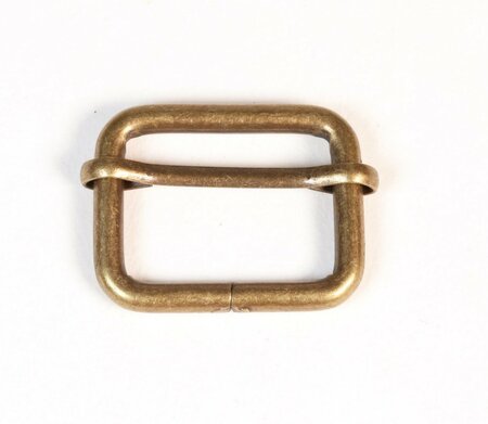 Schuifgesp Messing 25mm