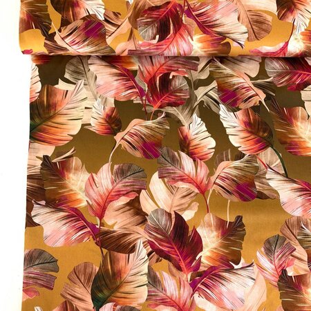 Bittoun - Autumn Sunset Leaves VISCOSE