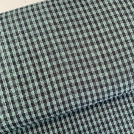 WEEFFOUTJE Katia- Green Antraciet MOUSSELINE / DOUBLE GAUZE