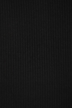 meetMilk - ZWART Derby Ribbed Jersey TENCEL™ Modal vezels