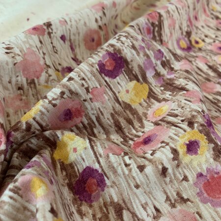 Kokka Japan - Flowerfall Pink - COTTON/LINNEN