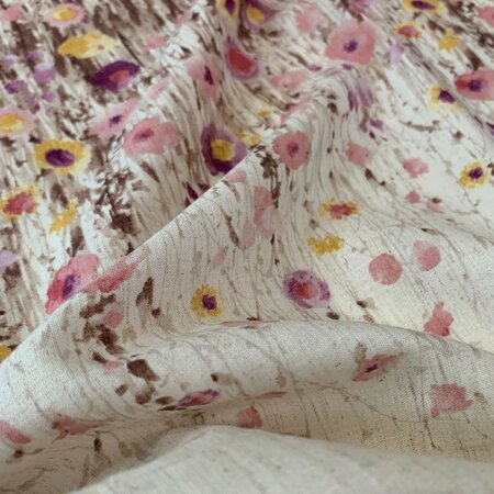 Kokka Japan - Flowerfall Pink - COTTON/LINNEN