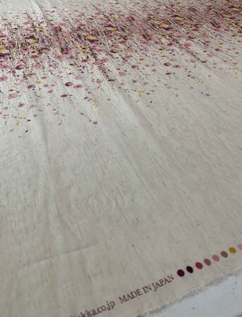 Kokka Japan - Flowerfall Pink - COTTON/LINNEN
