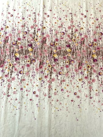 Kokka Japan - Flowerfall Pink - COTTON/LINNEN