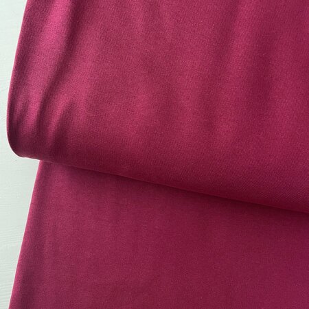 COUPON 175 CM C. Pauli - Rhododendron brushed sweat GOTS