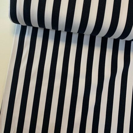 DEADSTOCK Liljovilja X Elvelyckan - Black White Stripe JERSEY