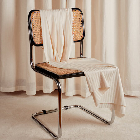 Atelier Brunette - Stripes Off-White Viscose (ECOVERO)