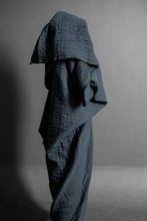 Merchant & Mills - Moody Blue Jacquard/Quilted cotton