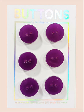 Tabitha Sewer - Purple Classic buttons 15mm