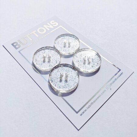 Tabitha Sewer - Lemme Upgrade You Collection Clear Holograpic Glitter 20mm