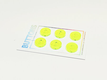 Tabitha Sewer - Neon Green buttons 15mm