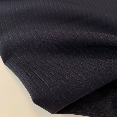 Blue double striped - VIRGIN WOOL