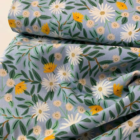 Rifle paper - Blue Daisy CANVAS