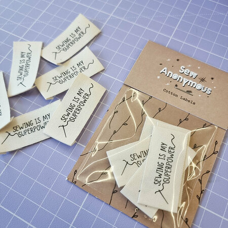 Sew Anonymous - Sewing is my superpower Labels